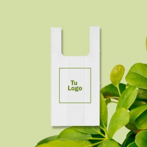 Foto de Producto de la Bolsa Tipo Camiseta Personalizable de Compostech