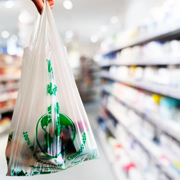 Bolsa Prepicada Retail Prueba de Resistencia Compostech