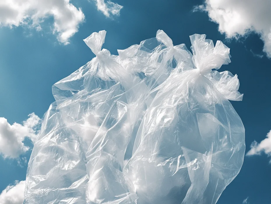 Bolsas compostables de supermercado.